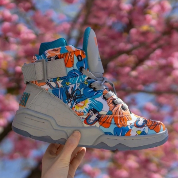 Ewing Athletics 33 Hi x Mache x Ace Ventura 25th Anniversary SneakersSize 8.5